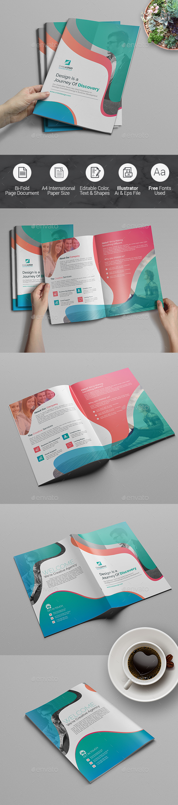 Corporate Bi Fold Brochure - Corporate Brochures