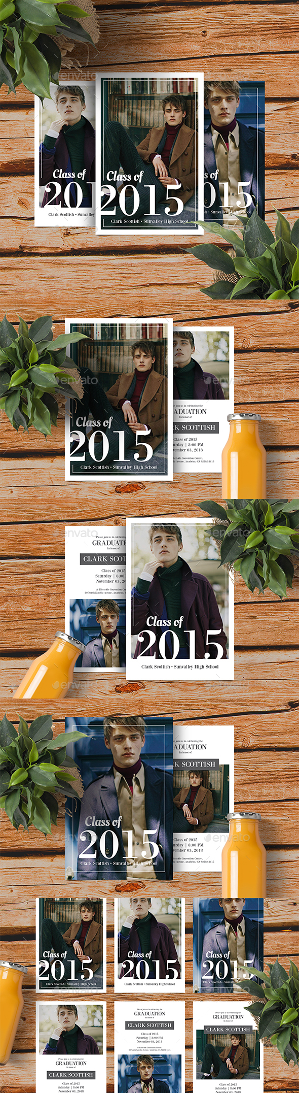 Minimalist Graduation Invitation - Invitations Cards & Invites
