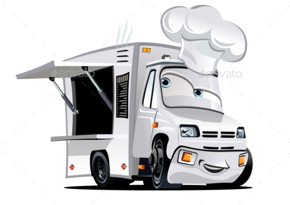 Cartoon Food Truck