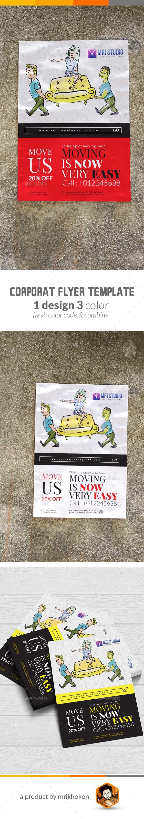 Moving House Flyer - Flyers Print Templates