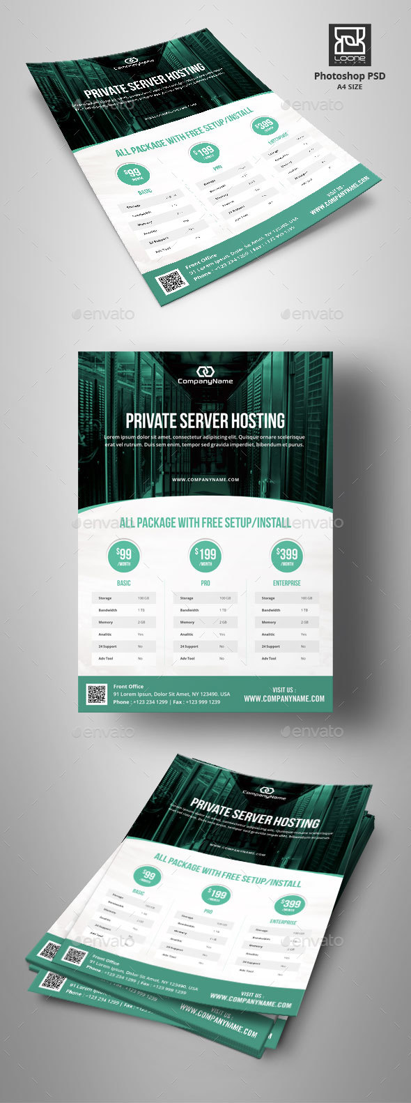 Web Hosting Flyer - Corporate Flyers