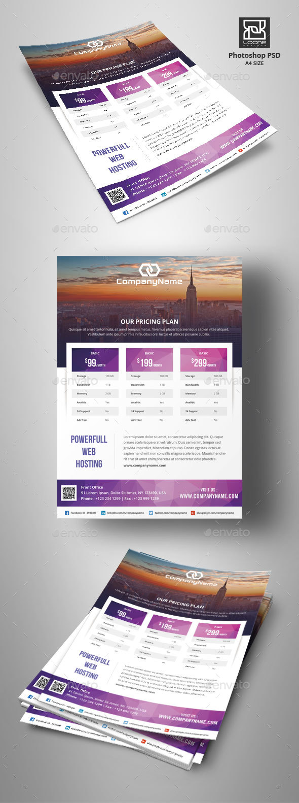Web Hosting Flyer - Corporate Flyers