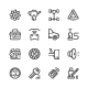 Set of Car Related Line Icons