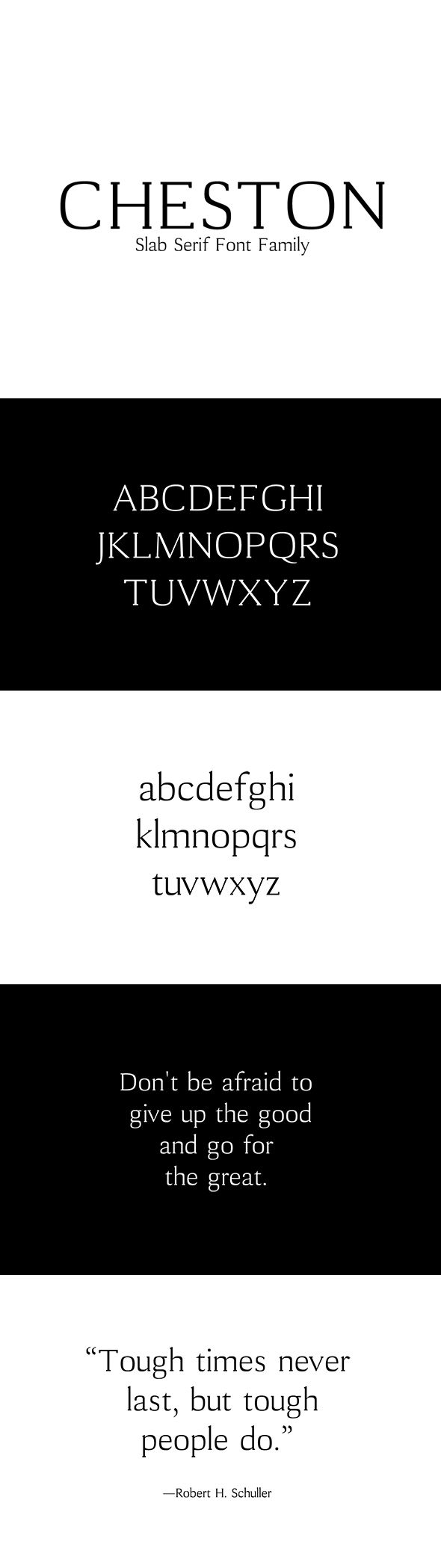 Cheston Slab Serif 5 Font Family Set - Sans-Serif Fonts