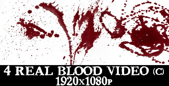 4 Blood Splatter Video Full HD