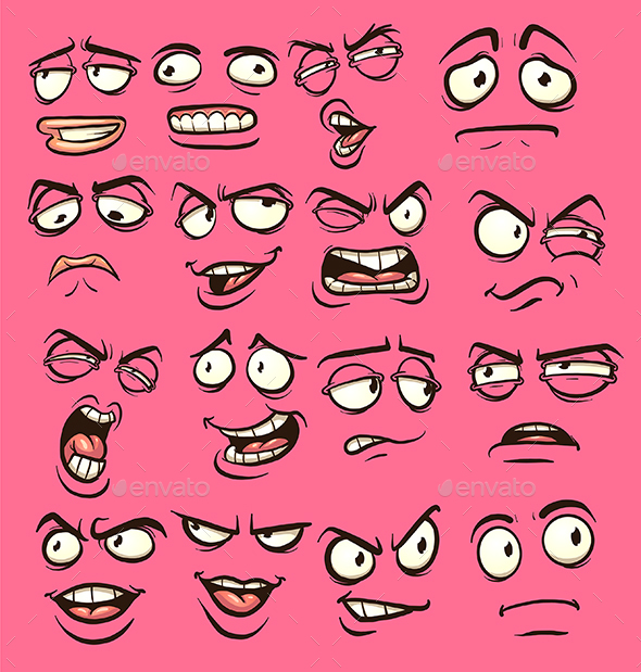 Cartoon Faces - Miscellaneous Conceptual