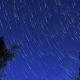 Stars in the Night Sky. Stars Leave Tracks. - VideoHive Item for Sale