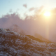 Snowy Mountain and Clouds - VideoHive Item for Sale