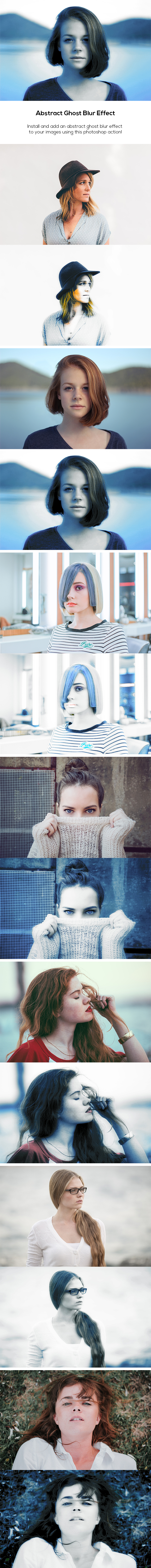 Abstract Ghost Blur Effect - Photo Effects Actions
