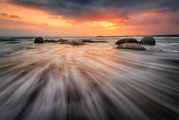Sea sunrise - Stock Photo - Images