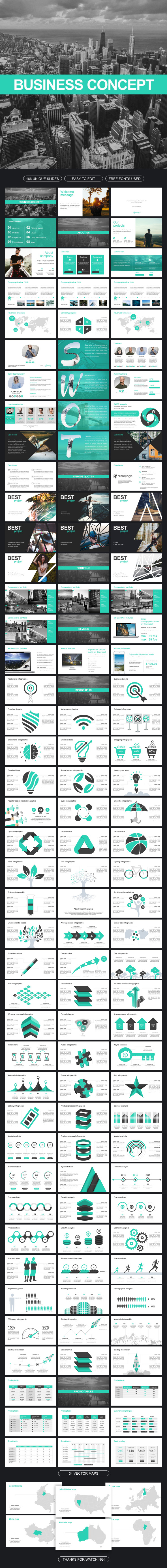 Business Concept Google Slides - Google Slides Presentation Templates