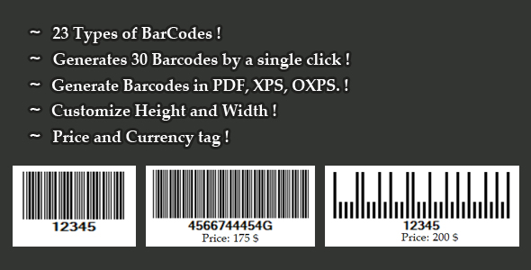 Simple Barcode Generator - CodeCanyon 16588545