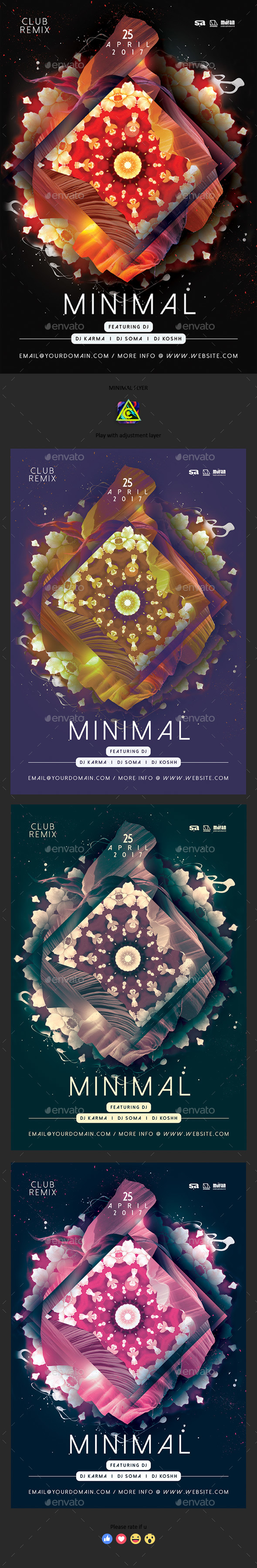 Minimal Flyer - Clubs & Parties Events