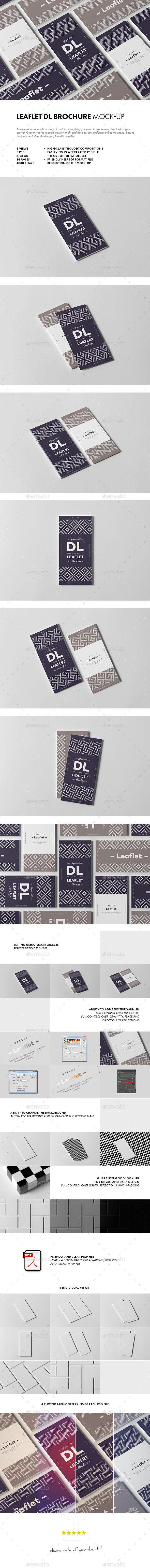 Leaflet DL Mock-up - Flyers Print