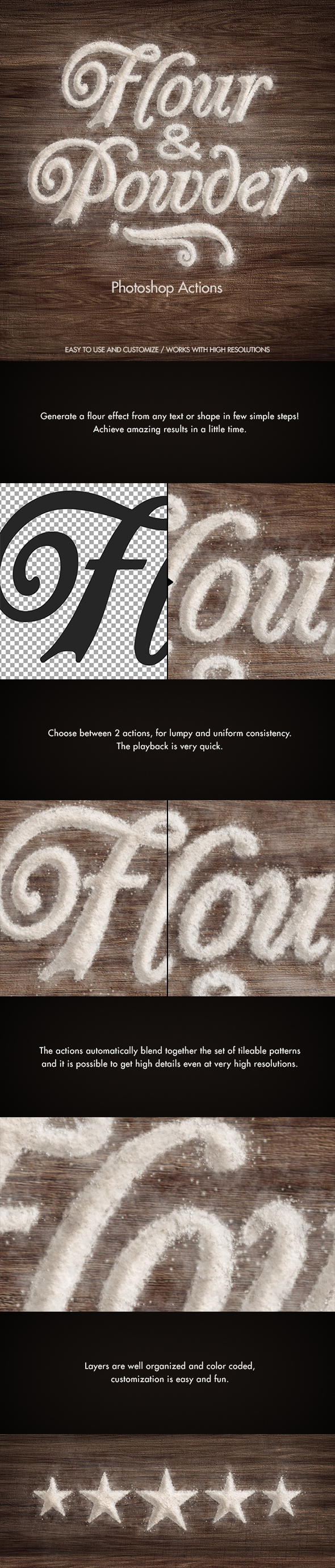 Flour & Powder - Photoshop Actions - Photoshop Add-ons