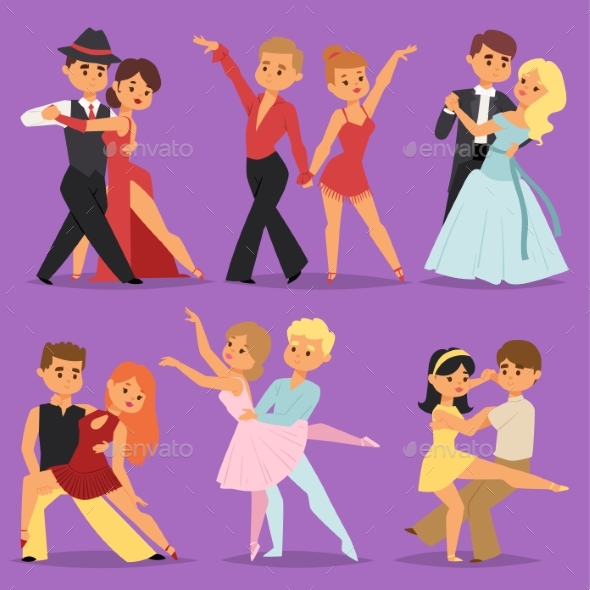 Dancing Couples - People Characters