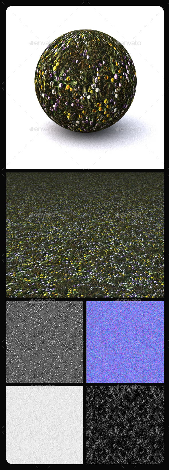 Grass Tile Texture - 3Docean 20426606