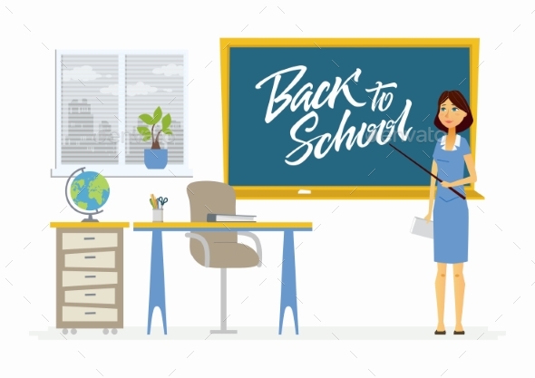 Back To School Teacher - People Characters