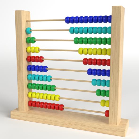 Abacus Toy - 3DOcean Item for Sale