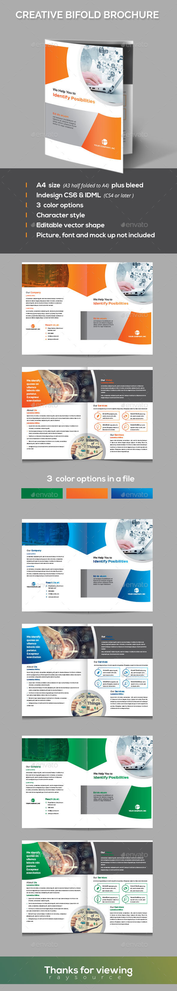 Creative Bifold Brochure - Brochures Print Templates