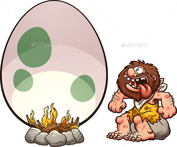 Hungry Caveman - Food Objects