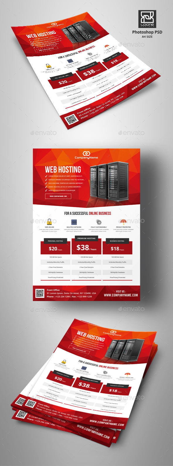 Hosting Flyer - Commerce Flyers