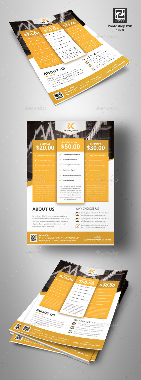 Multipurpose Flyer Price Designs - Corporate Flyers