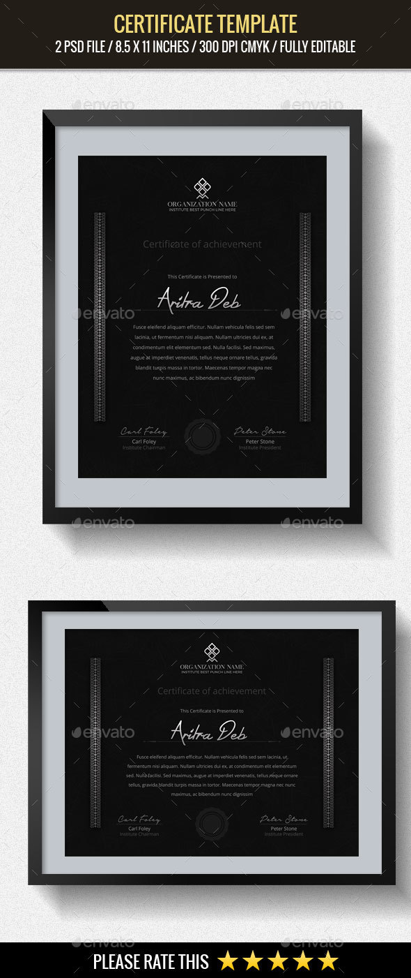Multipurpose Certificates Template - Certificates Stationery