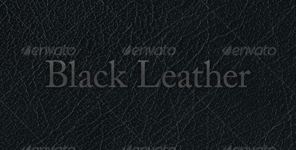 Black Leather - Fabric Textures