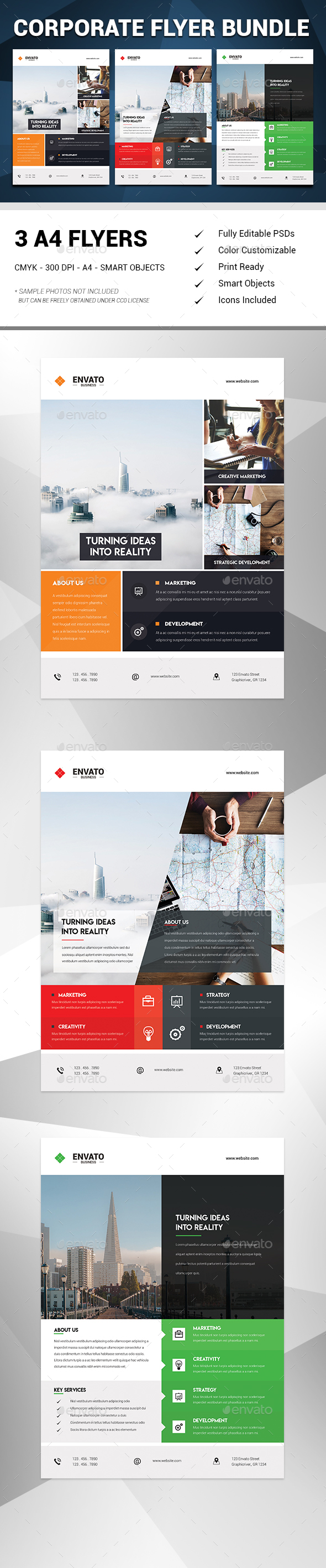 Corporate Business Flyer Bundle - Corporate Flyers