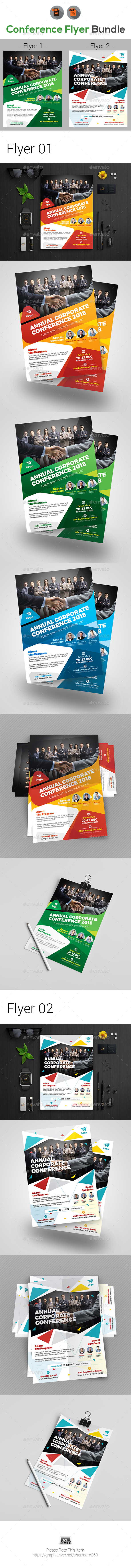 GraphicRiver Annual Event Summit Flyer Bundle 20431250 GraphicRiver Annual Event Summit Flyer Bundle 20431250