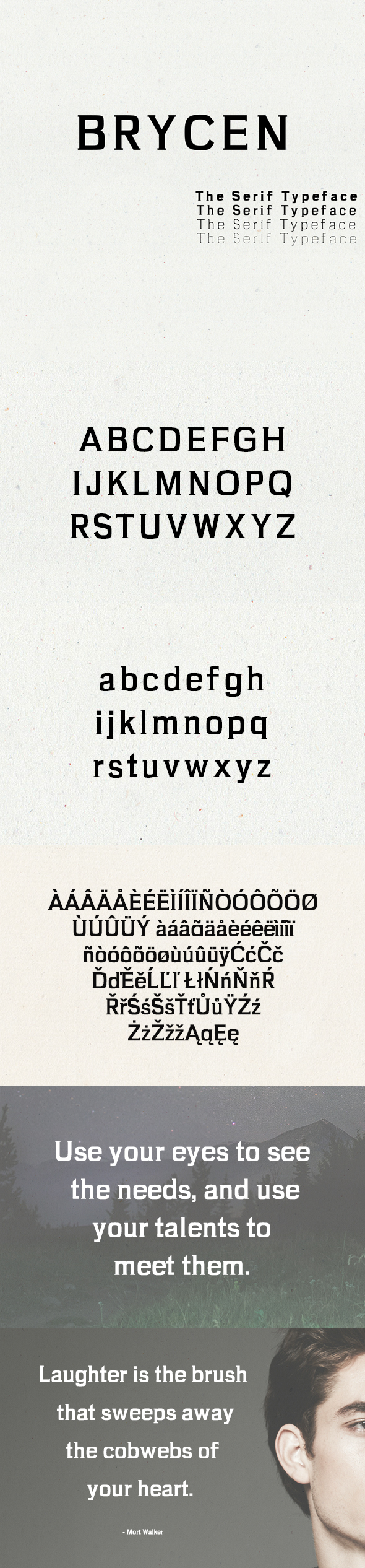 Brycen Serif Premium Font Family - Serif Fonts