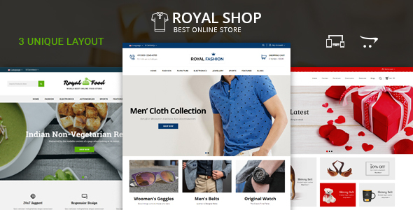 Royal Shop - OpenCart Responsive Theme - Shopping OpenCart