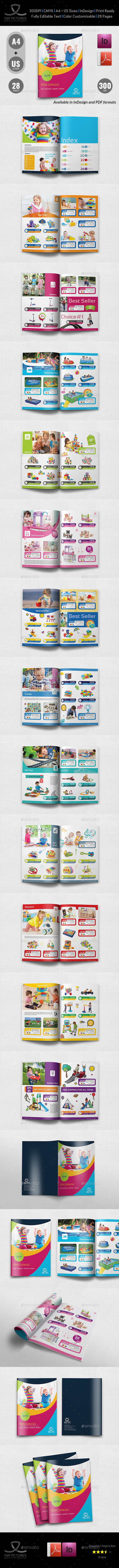 Toys Products Catalog Brochure Template - 28 Pages - Catalogs Brochures