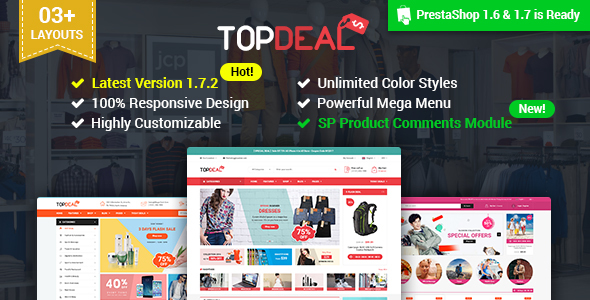 SP TopDeal - Multipurpose Responsive PrestaShop 1.7 and 1.6 Theme - PrestaShop eCommerce