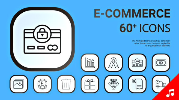 e-Commerce Animated icons - VideoHive 20434006