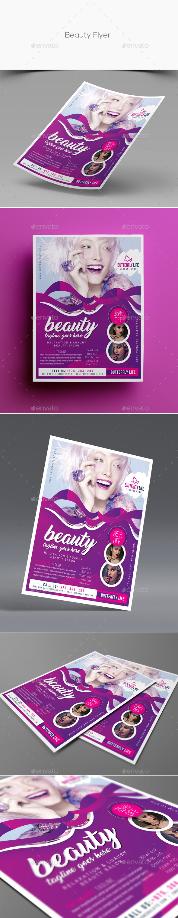 GraphicRiver Beauty Flyer 20434195