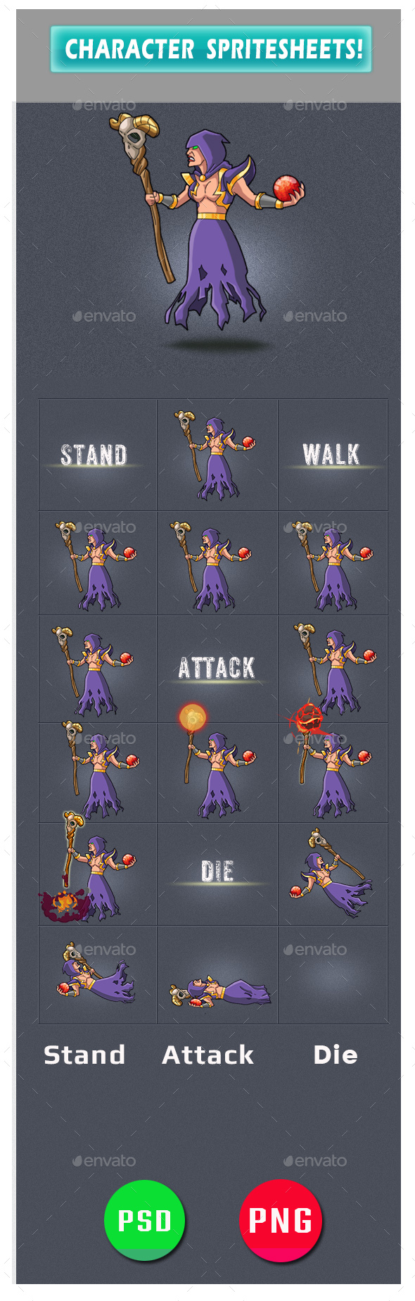 Enemy Game Assets - Sprites Game Assets