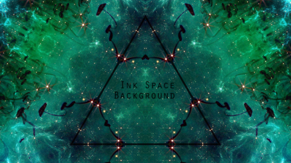 Ink Space Triangle Background