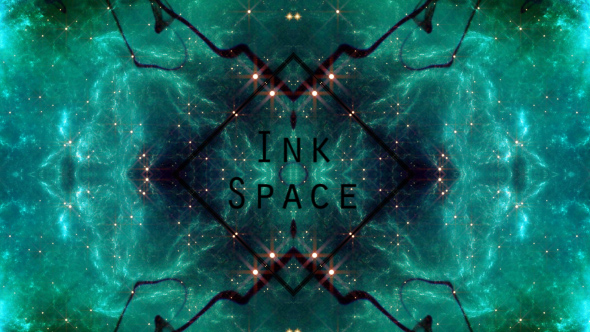 Ink Space Square Background