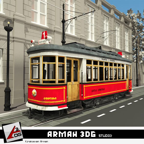 Tram - 3DOcean Item for Sale