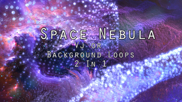 Space Nebula Particle 2 In 1