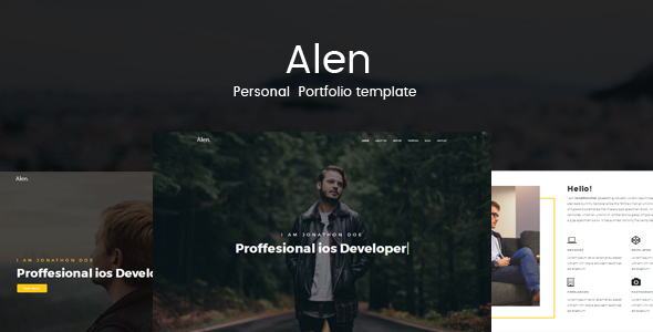 Alen - Personal - ThemeForest 20319603