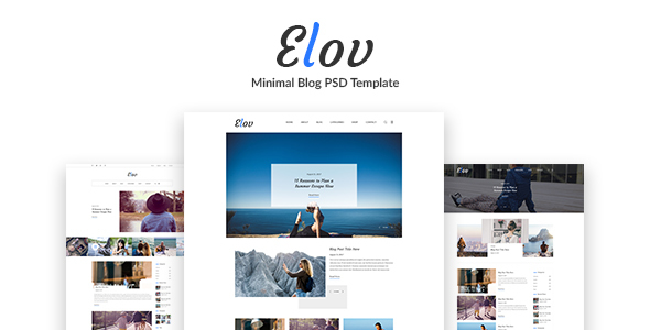 Elov - Minimal - ThemeForest 20437437