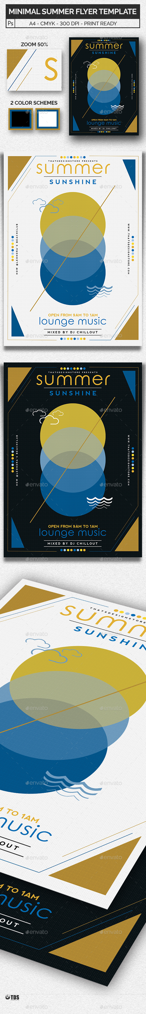 Minimal Summer Flyer Template V2