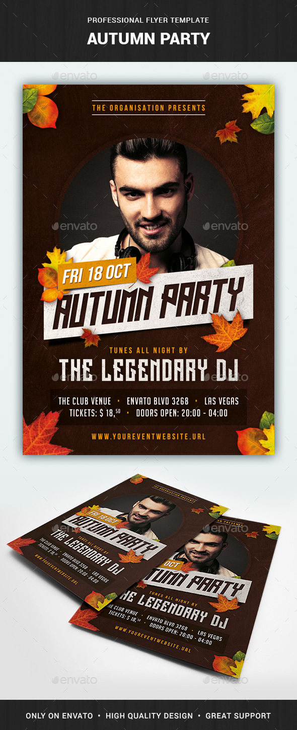 Autumn Flyer Template - Events Flyers