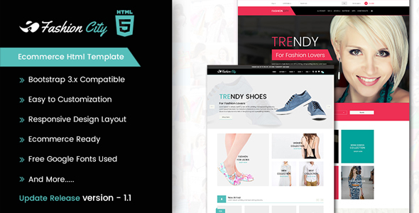 Fashion City - Ecommerce Html Template by IT-geeks | ThemeForest