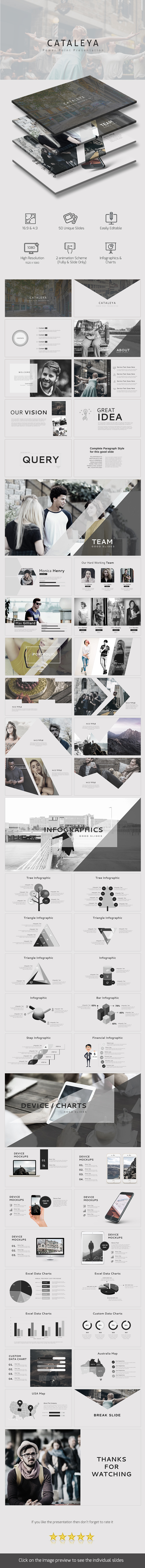 Cataleya PowerPoint Presentation - Business PowerPoint Templates