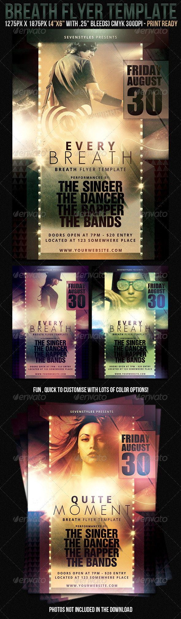 *Breath Flyer Template* - Clubs & Parties Events