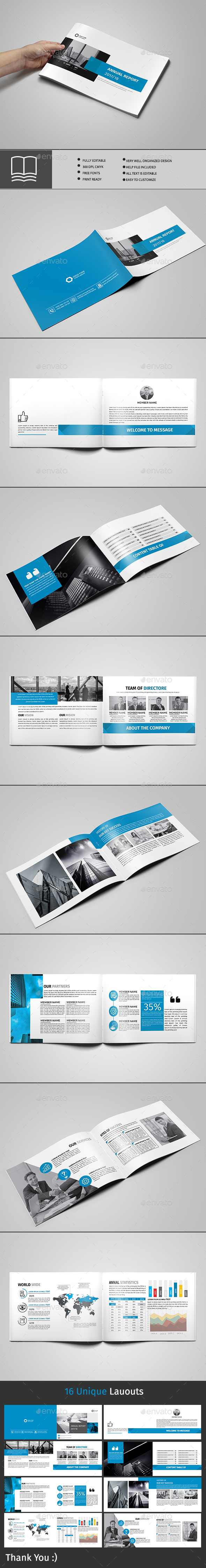Brochure 16 Page - Brochures Print Templates